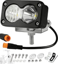 Baja Light Ebike Headlight, 20W, 6000K LED, High Beam for Ridstar Q20 | 12V-60V 3Pin Water-Resistant Off-Road Light Fits Ridstar Q20 Series, Motorcycle, ATV, Ebike Accessories & Mods
