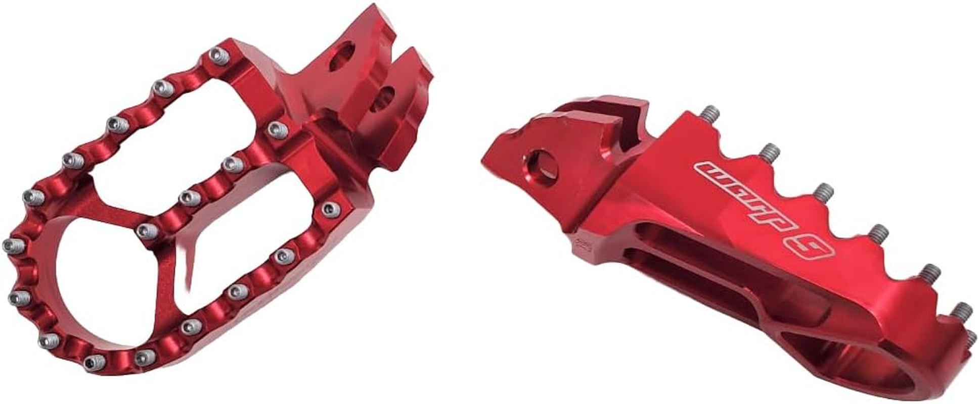 E-Moto Foot Pegs for Surron LBX, E-Ride Pro All Models, Must Do Upgrade, E-Bike, Comes in Many Colors, E-Bike Pegs Footpegs, Red, Blue, Purple, Black, Magnesium.
