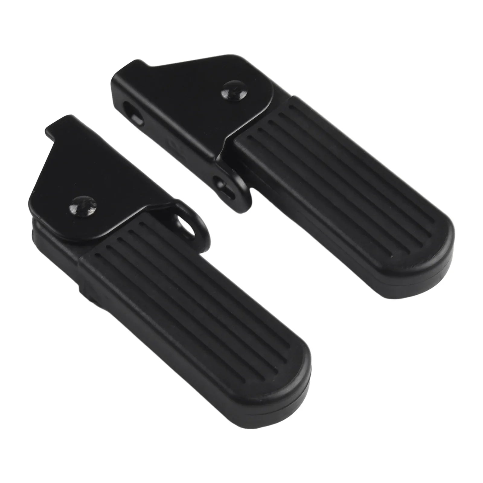 1Pair Electric Moped Front Pedal Scooter Front Foldable Pedal Leg Support Pad Thickened Steel Plate Ebike Accessories