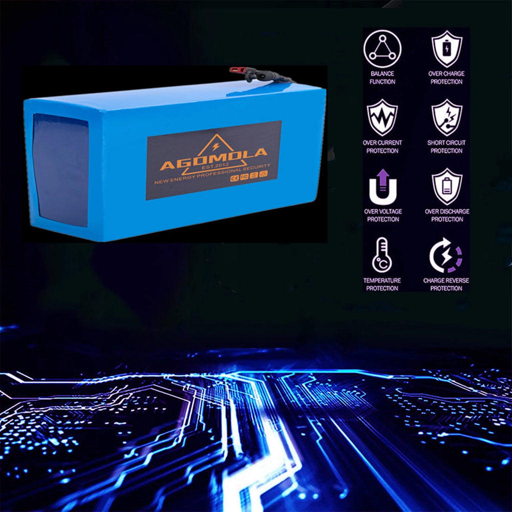 36V Battery 14Ah 36Volt Lithium Ion Ebike Battery for 100W to 800W Electric Bicycle Bikes Motor with Charger BMS