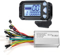 24V 36V 48V 350W Ebike Controller Kit and LCD Display with Thumb Throttle | 17A Ebike Brushless Motor Controller and Throttle, Brushless Speed Controller for E Bike, Electric Scooter, Hall Sensor Motor
