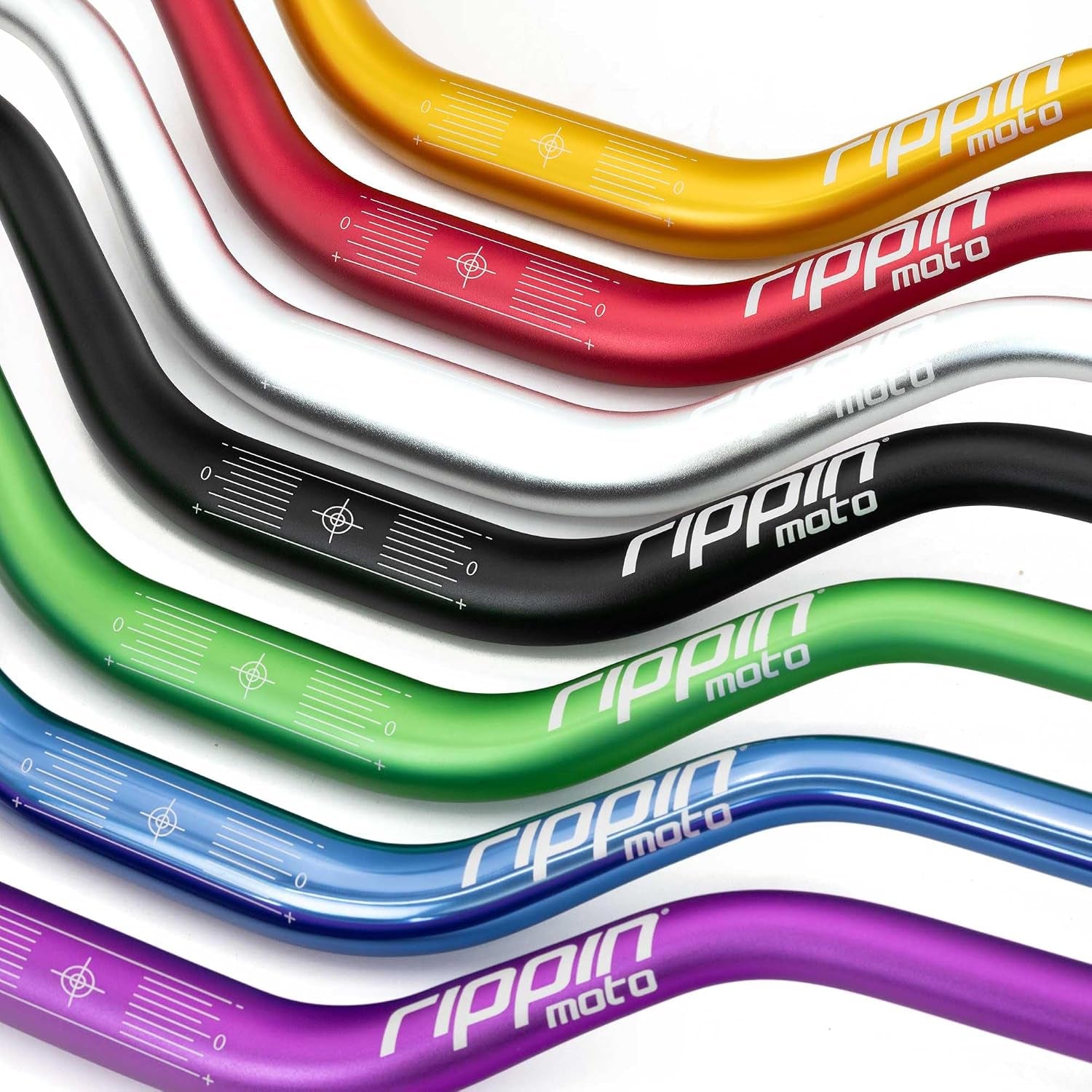 RISE3 E-Moto Handlebars for Sur-Ron - 3" Rise X 770Mm Wide, 22Mm Ends, 31.8Mm Center - Riser Bars for Talaria Sting, E-Ride PRO, Rawrr Mantis, Vetra Blazer, Surron LBX (Red)