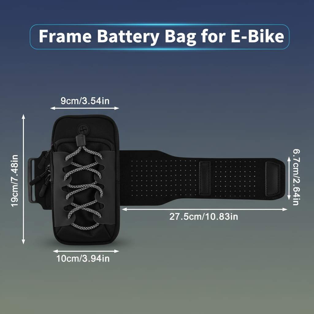 E Bike Frame Storage Phone Bag Ebike Racing Pouch for Surron Light Bee X/S & Ultra Bee Talaria Sting MX3 MX4/XXX E Ride Pro S/SR/SS, Ebike Accessories